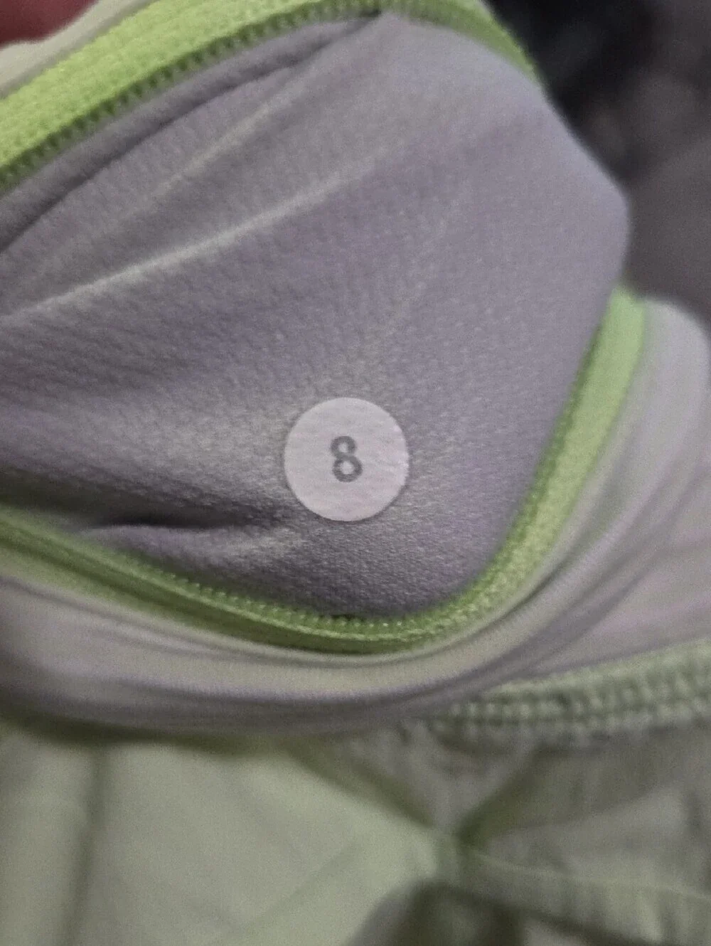 lululemon athletica Lime Green Layered Hem Athletic Shorts